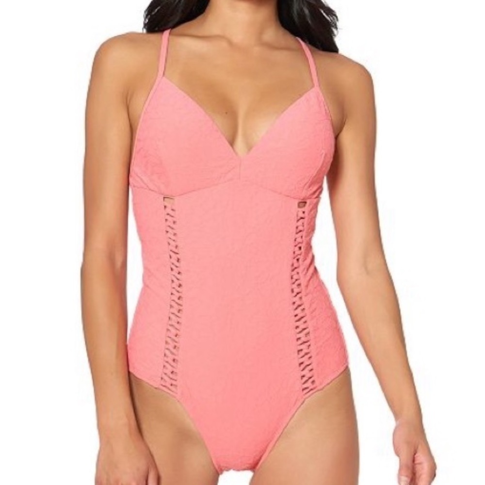 JESSICA Simpson Rose Bay One Piece Swimsuit